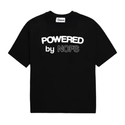 Black Powered By NOFS T-Shirt