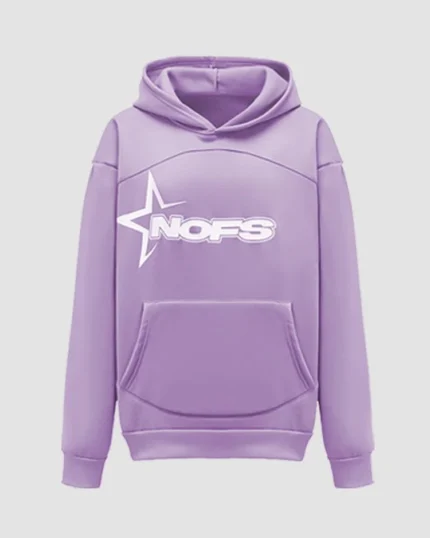 None Of Us Purple Hoodie