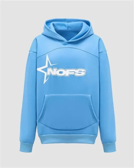 None Of Us Sky Blue Hoodie