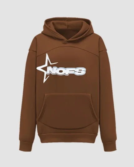 None Of Us Brown Hoodie